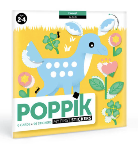 POPPIK stickers 2ans+ / animaux de la forêt by Citron Grenadine