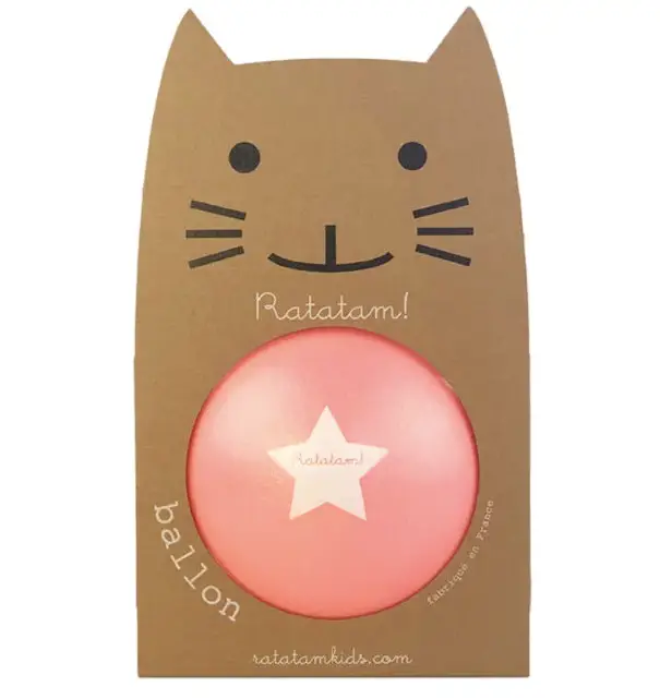 RATATAM ballon rose summer 22 cm by Citron Grenadine