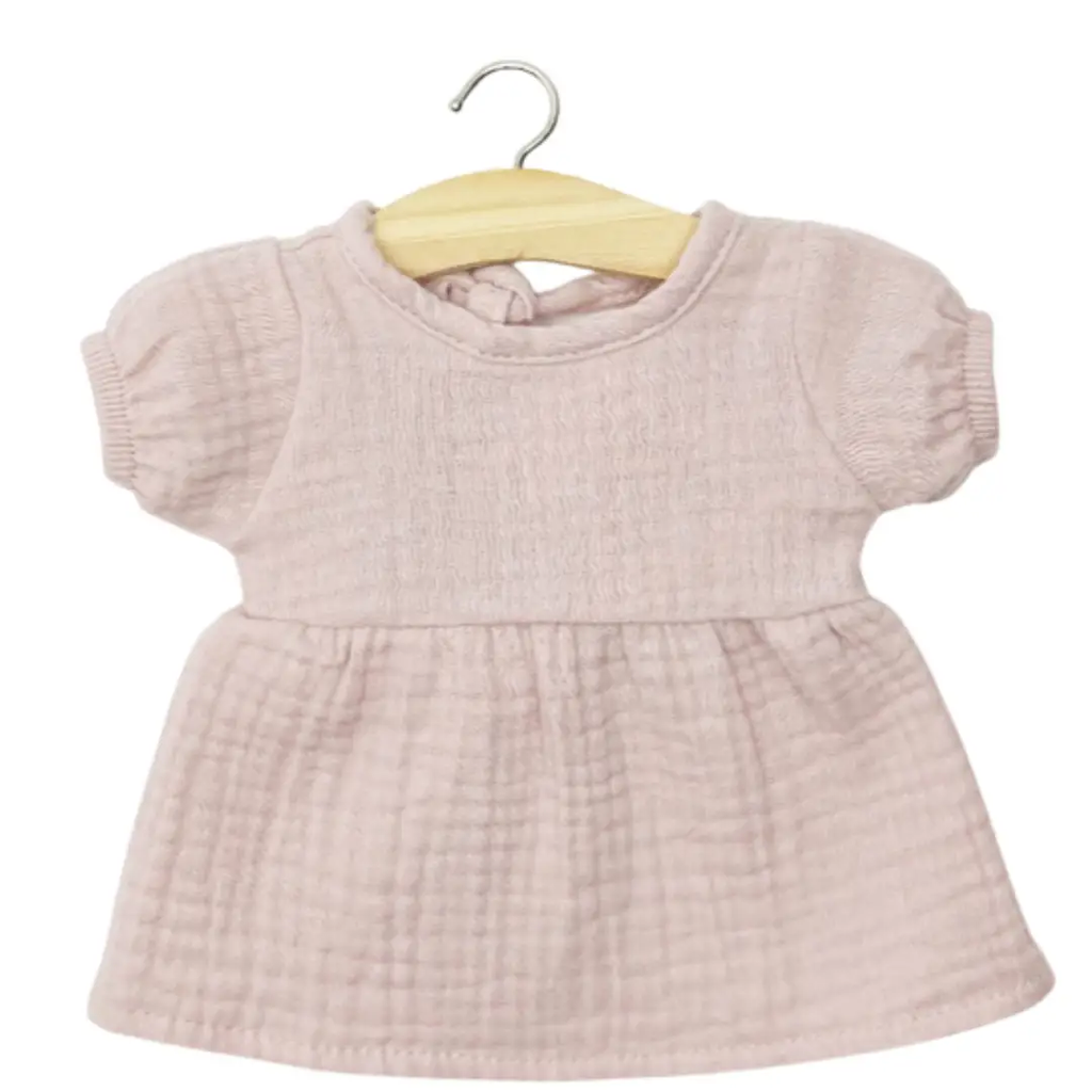Minikane babies robe faustine rose orchidée by Citron Grenadine