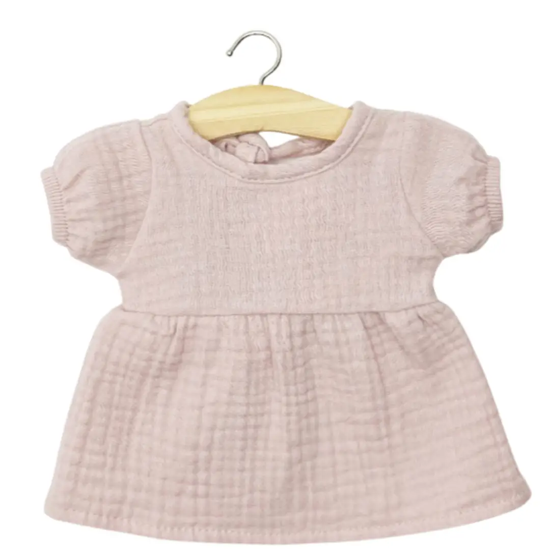 Minikane babies robe faustine rose orchidée by Citron Grenadine