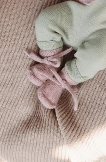 HVID chaussons booties / powder by Citron Grenadine