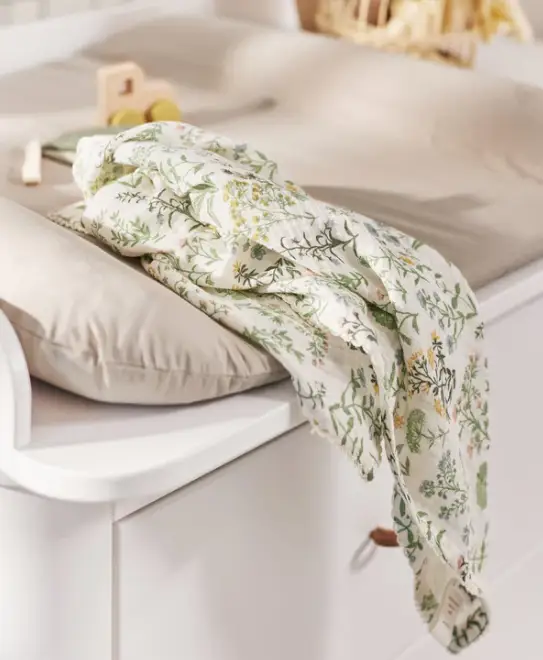 DEAR APRIL set de 3 langes / summer flowers by Citron Grenadine