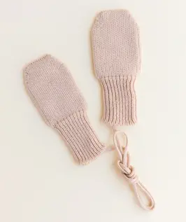 HVID moufles mittens / apricot by Citron Grenadine