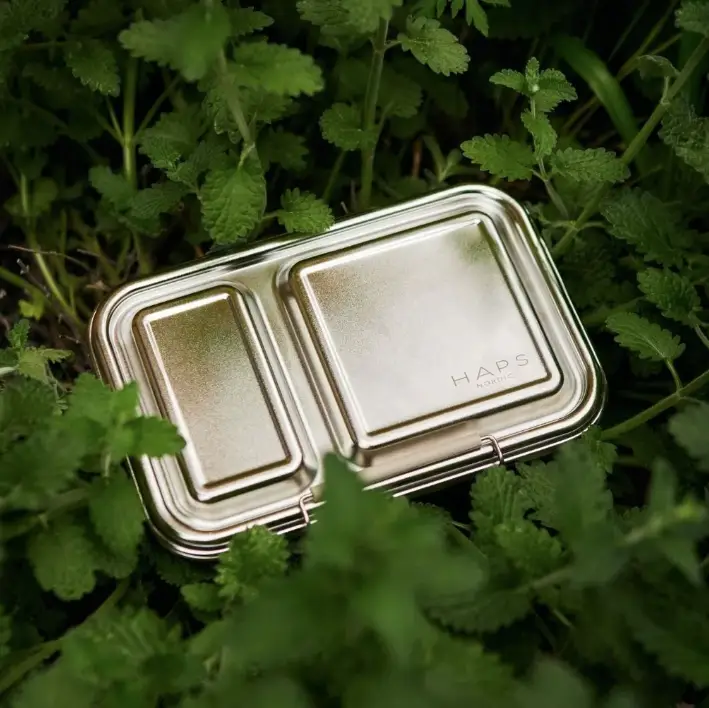 HAPS NORDIC lunchbox inox 2 compartiments by Citron Grenadine