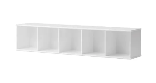 OLIVER FURNITURE étagère WOOD 5x1 horizontale à suspendre by Citron Grenadine