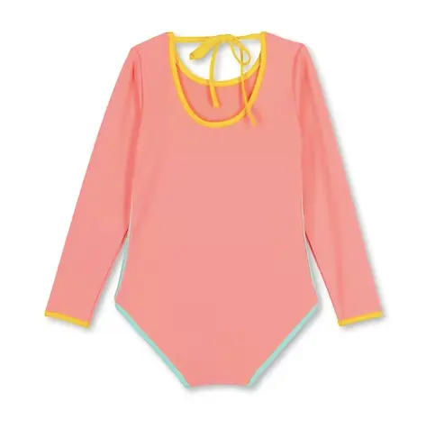 BAÏNES kim maillot anti UV / peach by Citron Grenadine