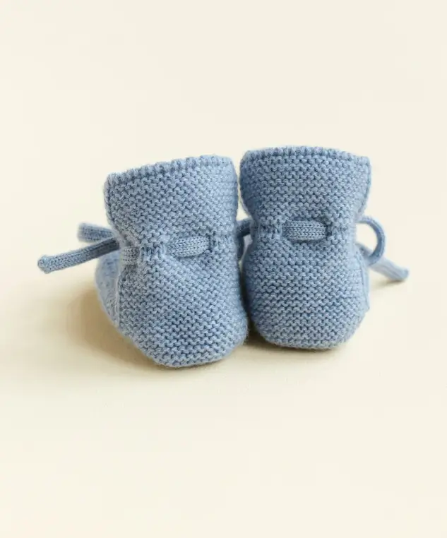 HVID chaussons booties / light blue by Citron Grenadine