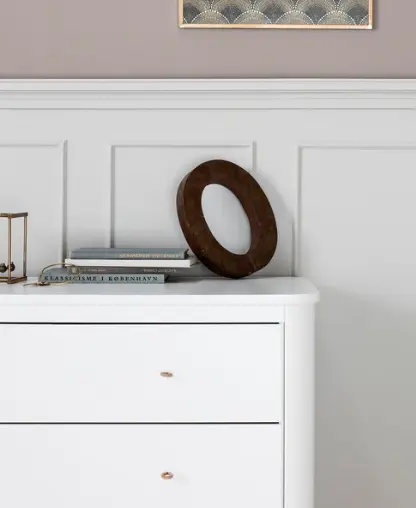 OLIVER FURNITURE commode wood 3 tiroirs / blanc by Citron Grenadine