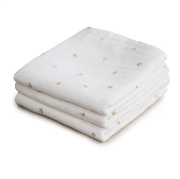 MUSHIE tetra en gaze de coton 3x / crown by Citron Grenadine