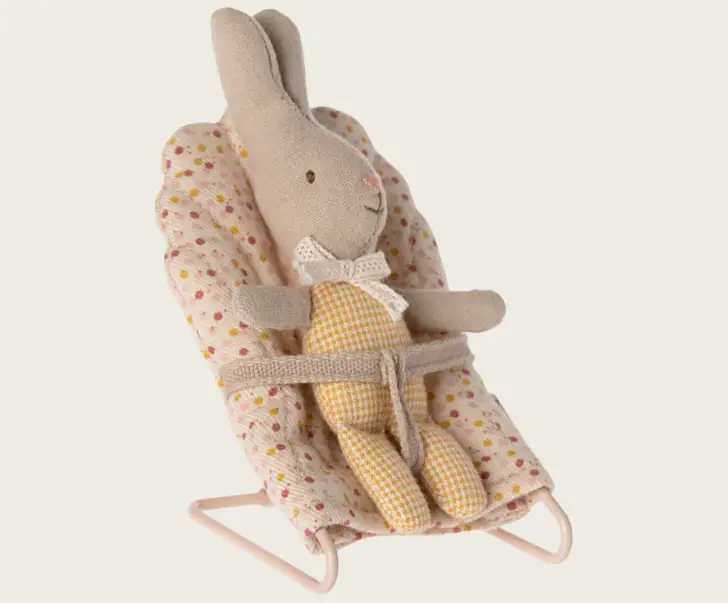 Maileg lapin my / jaune à carreaux by Citron Grenadine