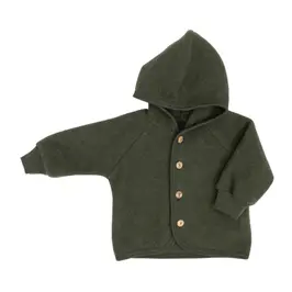 ENGEL NATUR veste / vert chiné by Citron Grenadine
