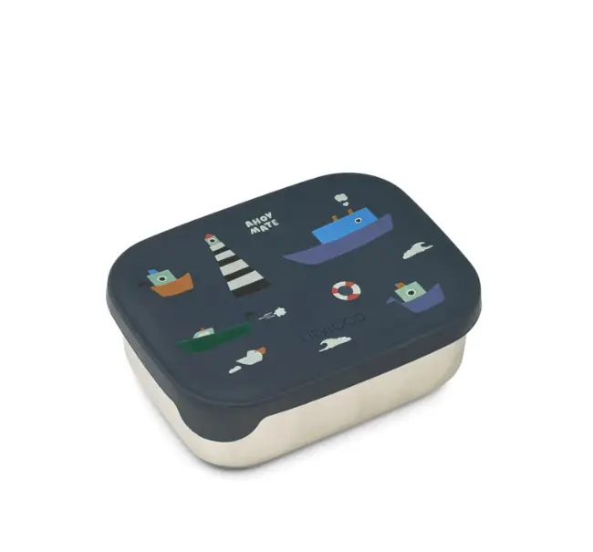 LIEWOOD lunchbox arthur / sailing classic navy by Citron Grenadine