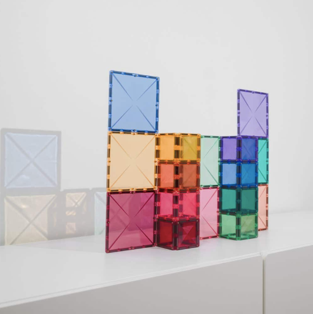 CONNETIX pastel square pack 40 pièces by Citron Grenadine