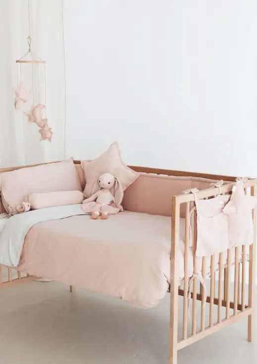 BABYSHOWER tour de lit DOUX / nude powder by Citron Grenadine