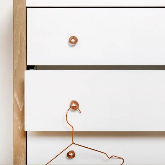OLIVER FURNITURE commode wood 4 tiroirs chêne/blanc by Citron Grenadine