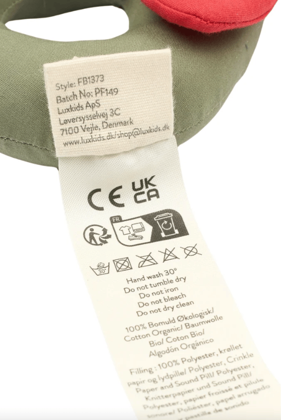 FABELAB hochet coccinelle by Citron Grenadine