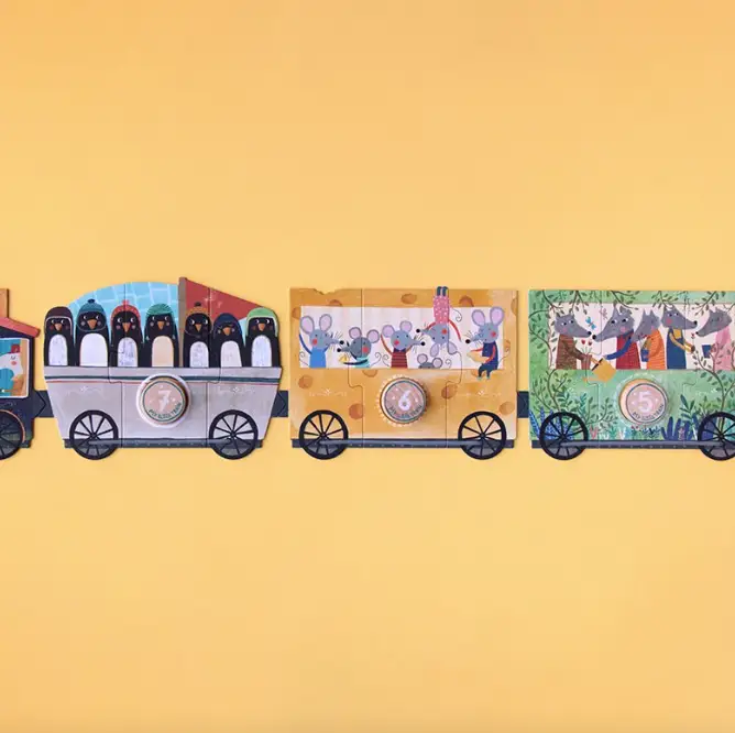 LONDJI puzzle my little train +2 ans by Citron Grenadine