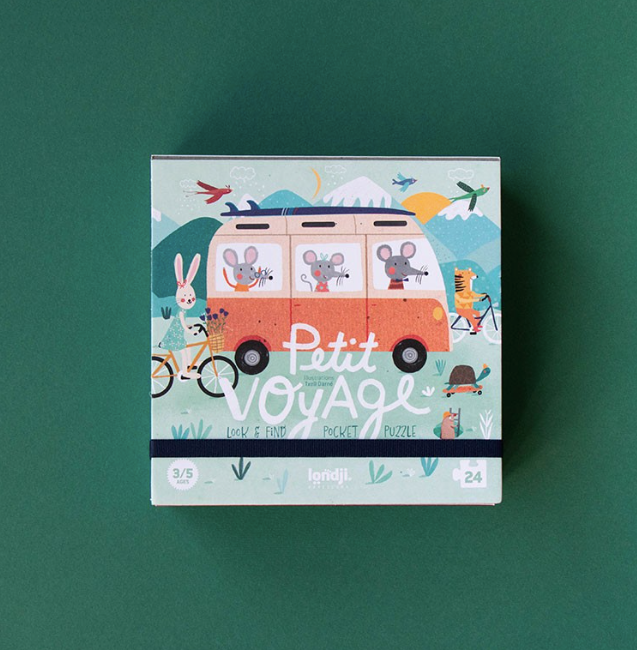 LONDJI puzzle petit voyage +3 ans by Citron Grenadine