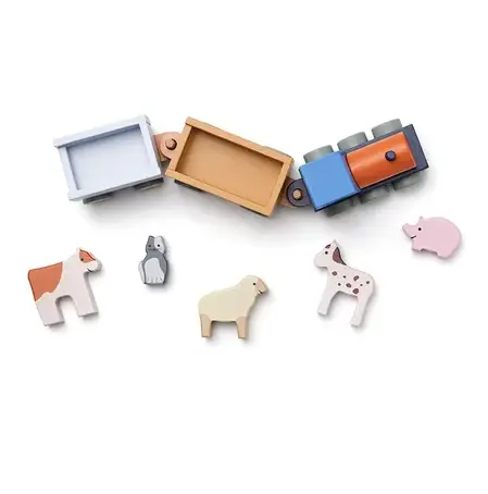 KIDSCONCEPT le train des animaux de la ferme 12m+ by Citron Grenadine