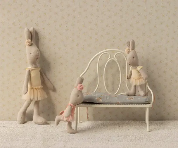 Maileg rabbit, Size 1 - Ballet suit and skirt cream by Citron Grenadine