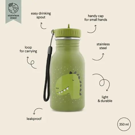 TRIXIE gourde 350ml / dino by Citron Grenadine