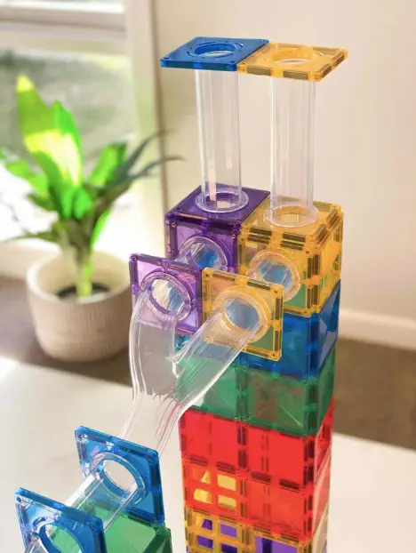 CONNETIX Rainbow Ball Run Pack 92 pc by Citron Grenadine