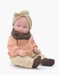Minikane bambini Yaëlle / pull en maille rose by Citron Grenadine