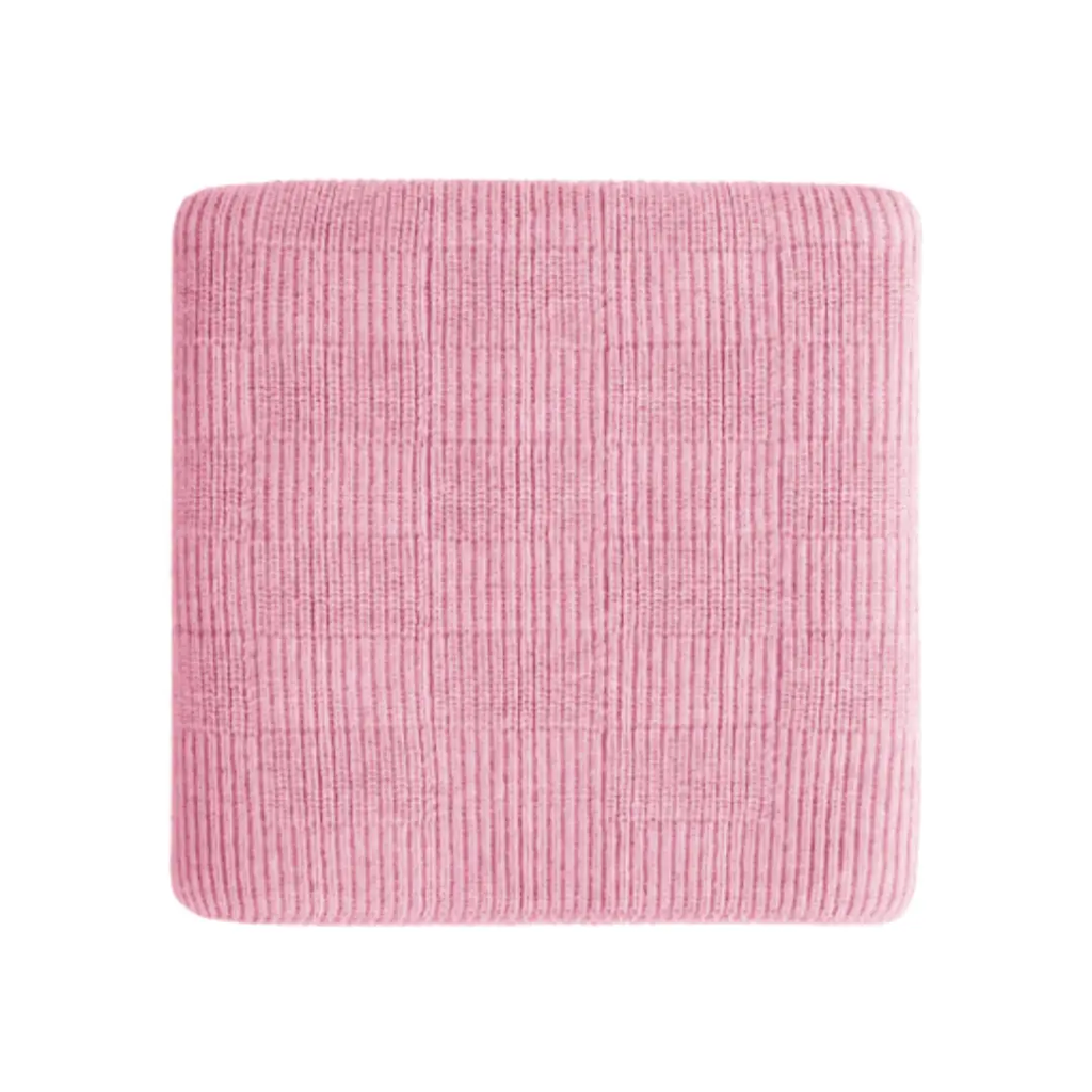HVID Couverture bébé laine mérinos Ivy cotton candy – plaid naissance naturel by Citron Grenadine