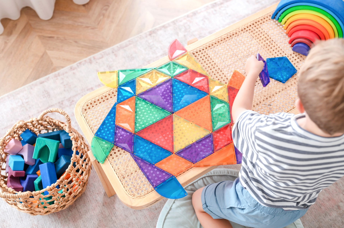 CONNETIX Rainbow Shape Expansion Pack 36 pièces by Citron Grenadine