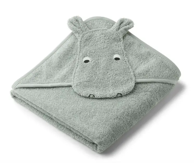 LIEWOOD ALBERT cape de bain / hippo dove blue by Citron Grenadine