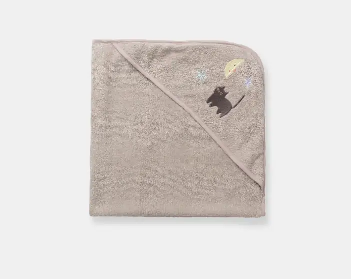 DEAR APRIL petal cape de bain / moon cat by Citron Grenadine