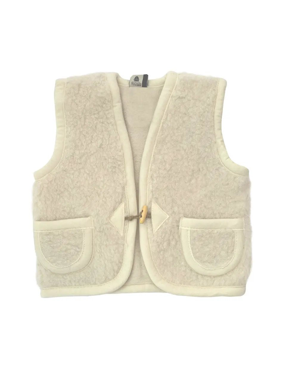Alwero ALPEN bodywarmer laine / naturel by Citron Grenadine