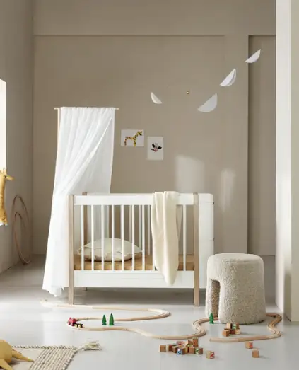 Oliver Furniture lit mini+ cot blanc/chene 041485 by Citron Grenadine