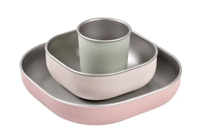BÉABA Coffret repas inox micro-ondable / barbe-à-papa by Citron Grenadine