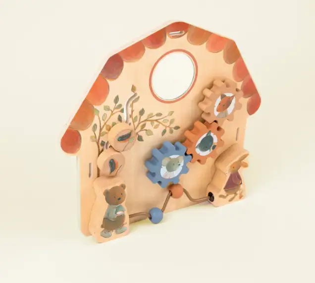 EGMONT TOYS tableau d'activités en bois 10M+ by Citron Grenadine