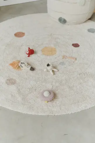 LORENA CANALS tapis lavable / play solar system by Citron Grenadine