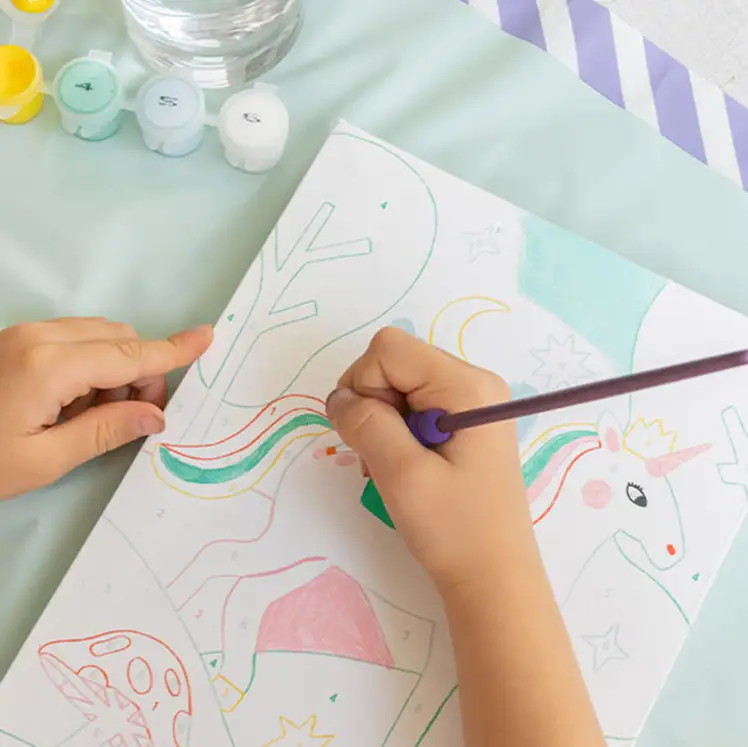 La Petite Epicerie - petit pinceau kids / licorne et piou by Citron Grenadine