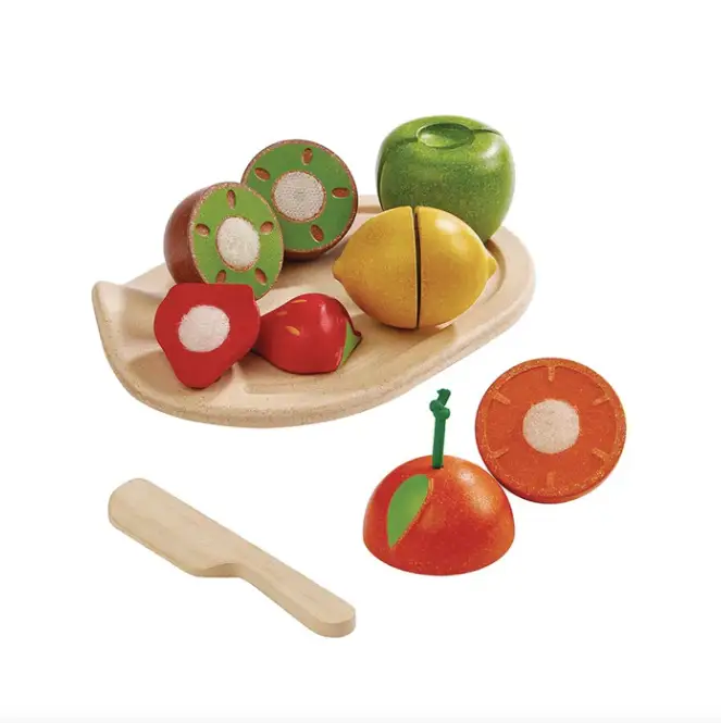 PLAN TOYS fruits à couper / 18m+ by Citron Grenadine