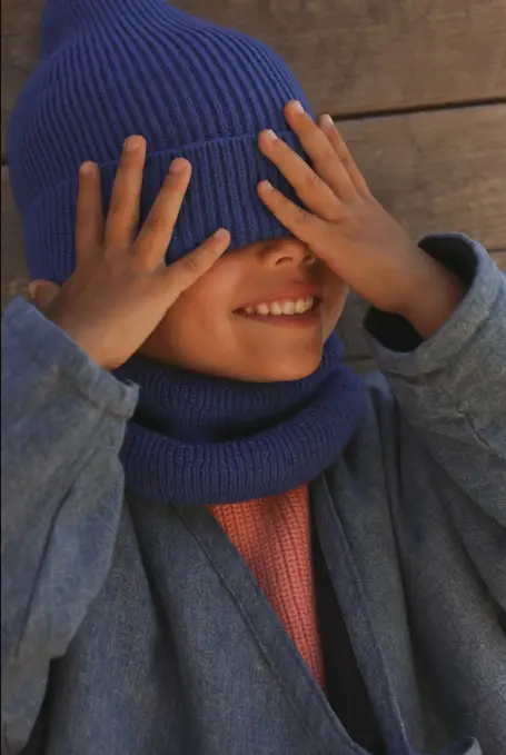 HVID bonnet fonzie / cobalt blue by Citron Grenadine