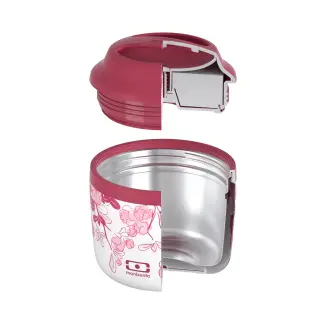 MONBENTO isotherme / graphic magnolia by Citron Grenadine
