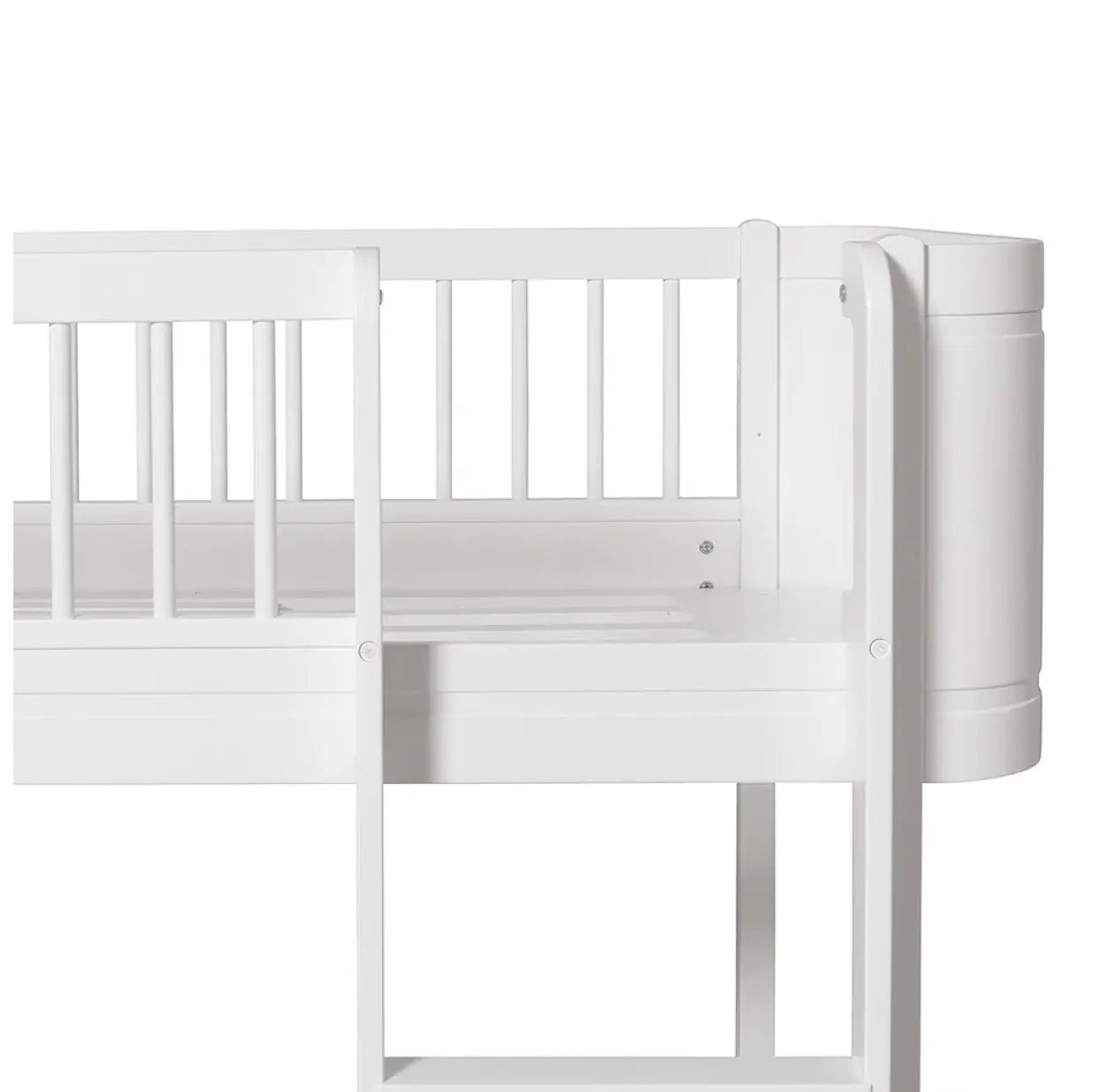 Oliver Furniture lit mezzanine mi-haut wood mini+ by Citron Grenadine