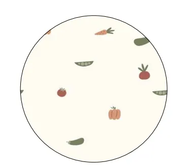 MORE THAN BABIES set 2 pièces / vegetables by Citron Grenadine