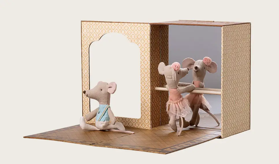 Maileg studio de danse ballet / petits frère et soeur by Citron Grenadine