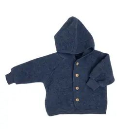 ENGEL NATUR veste / bleu chiné by Citron Grenadine