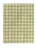 LORENA CANALS tapis lavable / VICHY MATCHA by Citron Grenadine