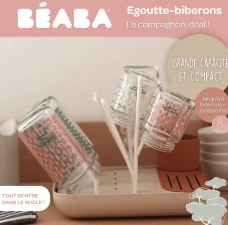 BÉABA Egoutte-biberons Forêt - Terre d'argile by Citron Grenadine