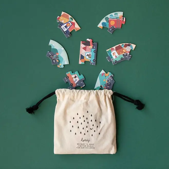 LONDJI puzzle petit voyage +3 ans by Citron Grenadine