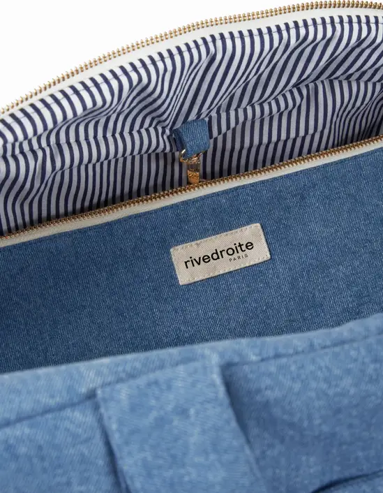 RIVE DROITE darcy sac-à-langer / denim clair by Citron Grenadine