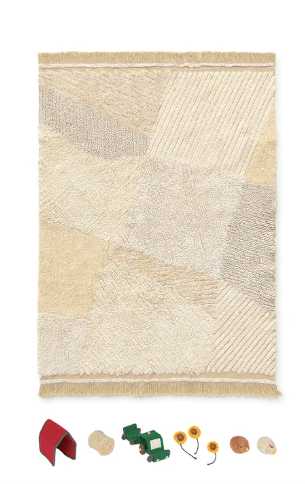 LORENA CANALS tapis lavable / farm field by Citron Grenadine