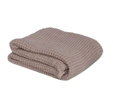 MALLINO plaid gauffré / powder by Citron Grenadine